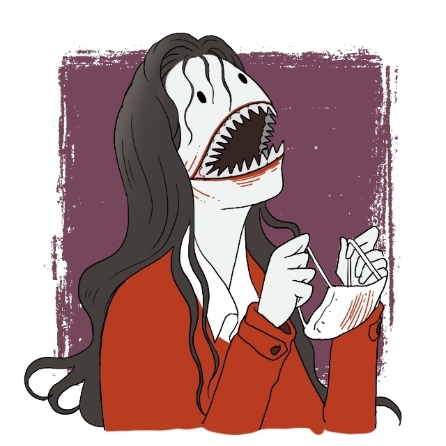 口裂け女（くちさけおんな）妖怪図鑑