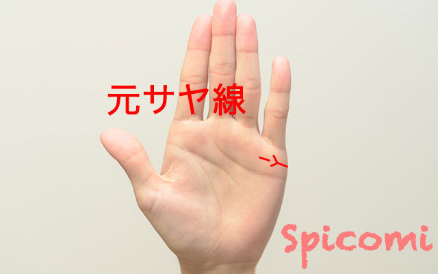 元サヤ線［手相占い］