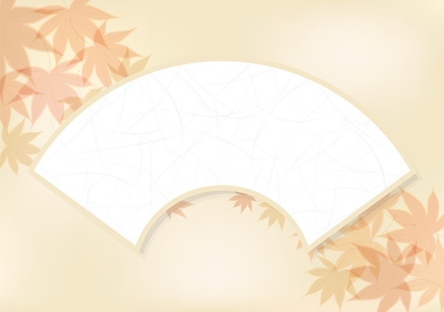 扇文（おうぎもん）＝扇面（せんめん）和柄種類イメージ