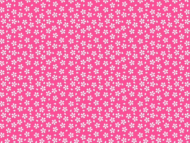 小桜文様（こざくらもんよう）和柄模様イメージ