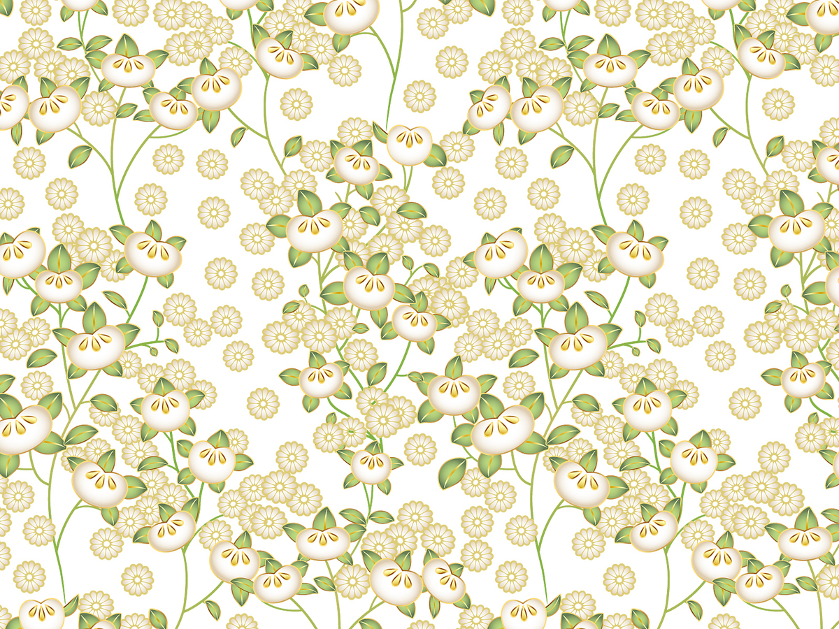 橘文様（たちばなもんよう）和柄模様イメージ