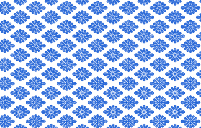 菱菊（ひしぎく）和柄模様イメージ