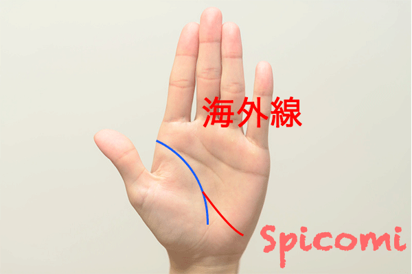 手相占いの海外線