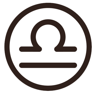 天秤座（てんびんざ）のシンボルマーク