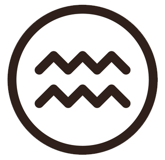 水瓶座（みずがめざ）のシンボルマーク