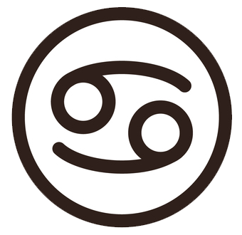 蟹座（かにざ）のシンボルマーク