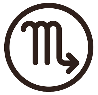 蠍座（さそりざ）のシンボルマーク