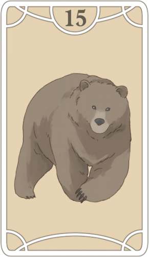 ルノルマンカードの熊