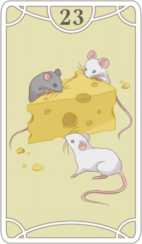 ルノルマンカードの23番「ネズミ」の意味とは？