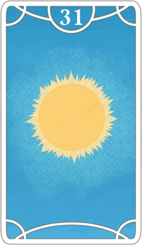 ルノルマンカードの太陽の意味とは？