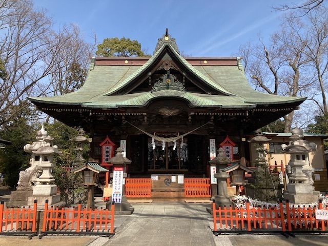 上野総社神社の正面
