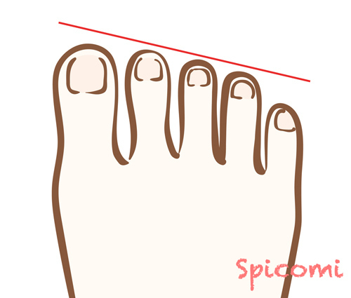 足の親指が一番長く順々に短い人の性格と特徴