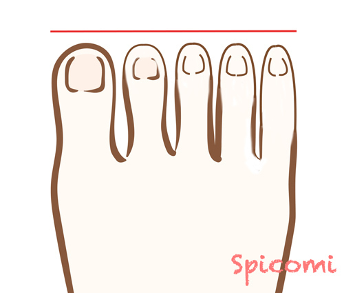 足のどの指も同じ長さの人の性格と特徴