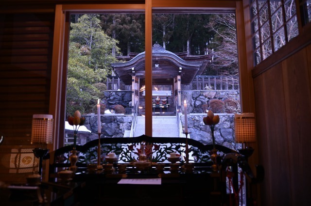 金剛峯寺の冬景色