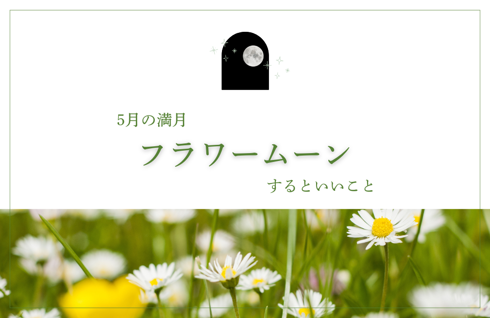 フラワームーンにするといいこと5選 サムネイル