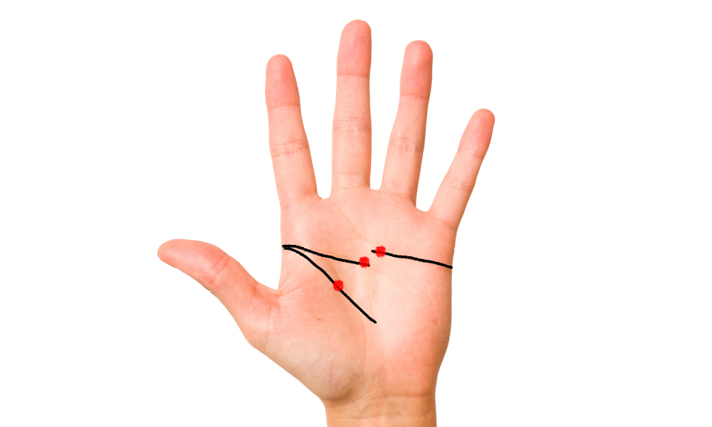 三大線が短く直線的な手相