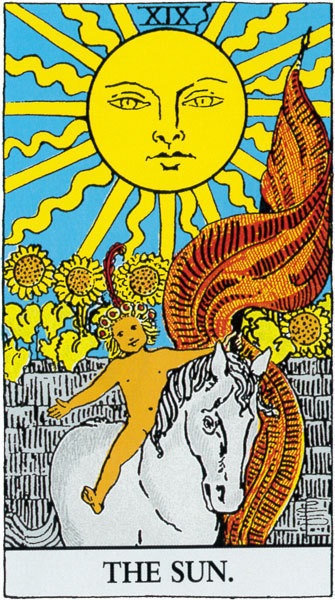 19「太陽」タロットカードの基本的意味と正位置・逆位置