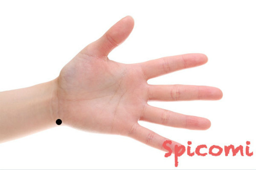 ④左手手首の内側にあるほくろの意味と運勢